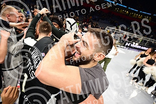 The match of Aba League between KK Partizan Mozzart Bet and KK Buducnost Voli.

Utakmica Aba Lige izmedju KK Partizan Mozzart Bet i KK Buducnost Voli.