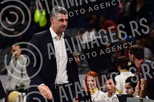 The match of Aba League between KK Partizan Mozzart Bet and KK Buducnost Voli.Utakmica Aba Lige izmedju KK Partizan Mozzart Bet i KK Buducnost Voli.