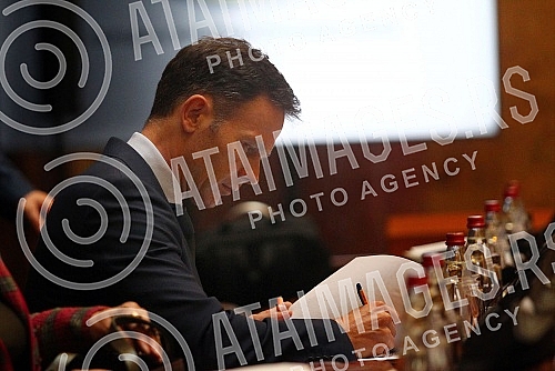 The session of the Parliamentary Committee for Finances, the Republic Budget and Control of the Spending of Public Funds.Sednica skupstinskog Odbora za finansije, republicki budzet i kontrolu trosenja javnih sredstava.