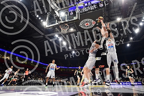 The match of Aba League between KK Partizan Mozzart Bet and KK Buducnost Voli.

Utakmica Aba Lige izmedju KK Partizan Mozzart Bet i KK Buducnost Voli.