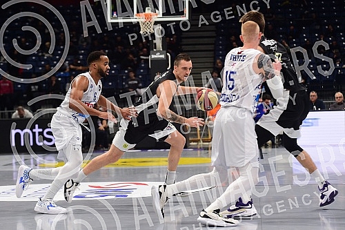 The match of Aba League between KK Partizan Mozzart Bet and KK Buducnost Voli.

Utakmica Aba Lige izmedju KK Partizan Mozzart Bet i KK Buducnost Voli.