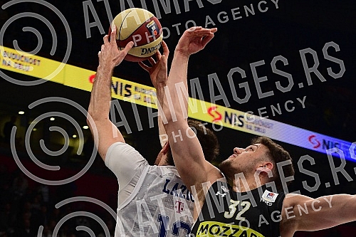 The match of Aba League between KK Partizan Mozzart Bet and KK Buducnost Voli.

Utakmica Aba Lige izmedju KK Partizan Mozzart Bet i KK Buducnost Voli.