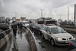 During the day, the busiest roads were blocked due to rain and New Year's euphoria.Tokom dana najprometnije saobracajnice bile su blokirane zbog kise i novogodisnje euforije