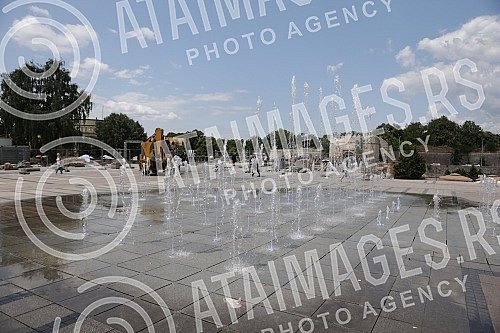 The reconstruction of King Milan Square in the center of Nis has been going on for three years, and was crowned with a humorous Guinness World Record for breaking the record in the category of the longest reconstruction of a square in the world. 