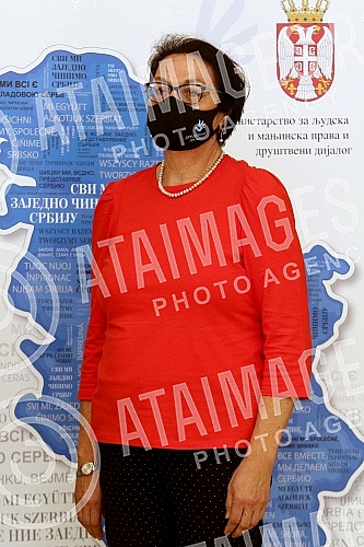 The Ministry of Human and Minority Rights and Social Dialogue and the German Organization for International Cooperation (GIZ) held a press conference at the Palace of Serbia to discuss a vaccination campaign in the languages of national minorities.