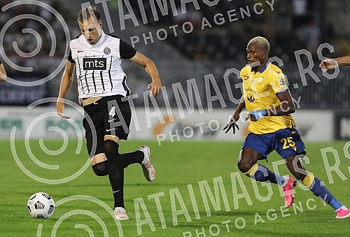 The match of the 2nd round of the qualification of the League of Conferences between FK Partizan (Serbia) - FK Dunajska Streda (Slovakia) was played at the FK Partizan stadium.Utakmica 2.kola kvalifikacija Lige konferencija izmedju FK Partizan (Srb