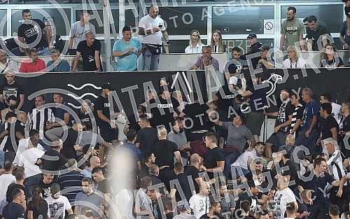 The match of the 2nd round of the qualification of the League of Conferences between FK Partizan (Serbia) - FK Dunajska Streda (Slovakia) was played at the FK Partizan stadium.Utakmica 2.kola kvalifikacija Lige konferencija izmedju FK Partizan (Srb