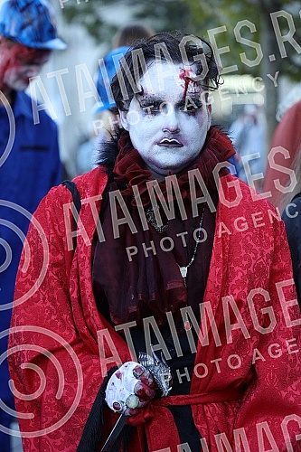 8. Belgrade Zombie Walk is an event organized as part of the 15th Festival of Serbian Fiction Film (October 29 - October 31, 2021), which takes place in the Hall of the Cultural Center.8. Beogradski zombie walk je manifestacija koja je organizovana