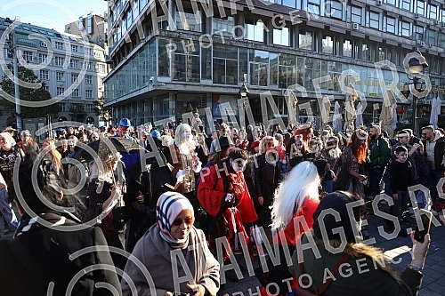 8. Belgrade Zombie Walk is an event organized as part of the 15th Festival of Serbian Fiction Film (October 29 - October 31, 2021), which takes place in the Hall of the Cultural Center.8. Beogradski zombie walk je manifestacija koja je organizovana