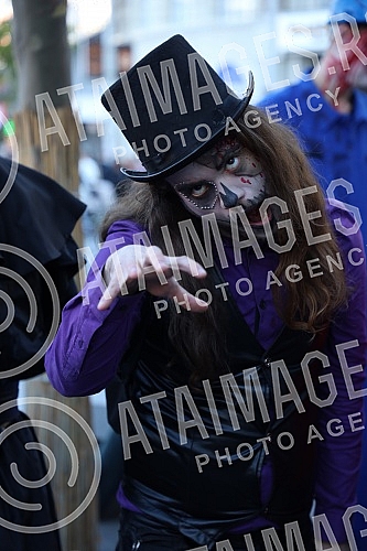 8. Belgrade Zombie Walk is an event organized as part of the 15th Festival of Serbian Fiction Film (October 29 - October 31, 2021), which takes place in the Hall of the Cultural Center.8. Beogradski zombie walk je manifestacija koja je organizovana