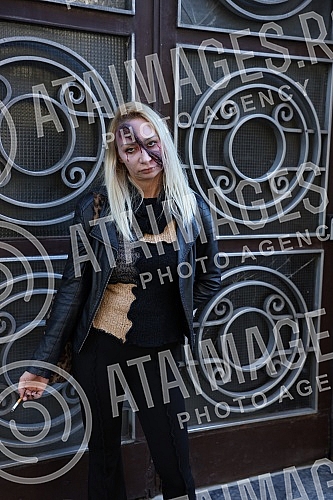 8. Belgrade Zombie Walk is an event organized as part of the 15th Festival of Serbian Fiction Film (October 29 - October 31, 2021), which takes place in the Hall of the Cultural Center.8. Beogradski zombie walk je manifestacija koja je organizovana