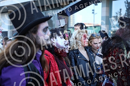 8. Belgrade Zombie Walk is an event organized as part of the 15th Festival of Serbian Fiction Film (October 29 - October 31, 2021), which takes place in the Hall of the Cultural Center.8. Beogradski zombie walk je manifestacija koja je organizovana