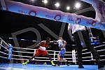 2021 Olympic Boxing World Championships - Stark Arena. Round 32, Middleweight (75kg), Kevin Schumann (Germany) (RED) vs Almir Memic (Serbia).Svetsko prvenstvo u olimpijskom boksu 2021 - Stark arena.