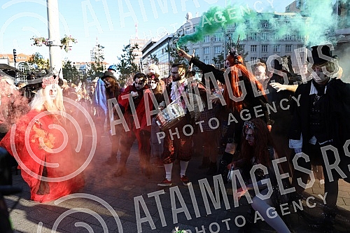 8. Belgrade Zombie Walk is an event organized as part of the 15th Festival of Serbian Fiction Film (October 29 - October 31, 2021), which takes place in the Hall of the Cultural Center.8. Beogradski zombie walk je manifestacija koja je organizovana