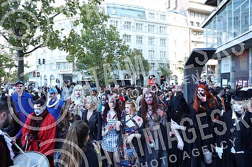 8. Belgrade Zombie Walk is an event organized as part of the 15th Festival of Serbian Fiction Film (October 29 - October 31, 2021), which takes place in the Hall of the Cultural Center.8. Beogradski zombie walk je manifestacija koja je organizovana
