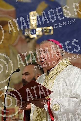 On the occasion of marking the Statehood Day of Serbia, Monsignor Stanislav Hocevar, Archbishop and Metropolitan of Belgrade, led the Mass for the entire state union of the Republic of Serbia in the Cathedral of the Assumption of the Blessed Virgin M