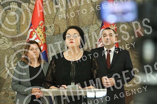 The Minister for Human and Minority Rights and Social Dialogue, Gordana Comic, held a conference on the occasion of the announcement of elections for members of national councils of national minorities.Ministarka za ljudska i manjinska prava i drus