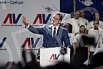 Election rally Aleksandar Vucic, the Serbian Progressive party and its coalition partners for the Serbian presidency.Predizborni miting Aleksandra Vucica, Srpske napredne strane i koalicionih partnera za predsednika Srbije.