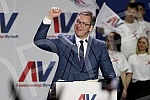 Election rally Aleksandar Vucic, the Serbian Progressive party and its coalition partners for the Serbian presidency.Predizborni miting Aleksandra Vucica, Srpske napredne strane i koalicionih partnera za predsednika Srbije.