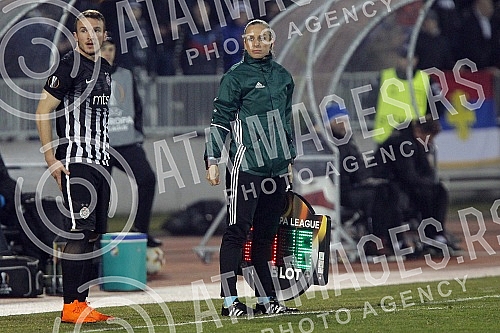 UEFA Europa League match between FK Partizan (Serbia) and FC Viktoria Plzen (Czech Republic) played at Partizan stadium. Utakmica UEFA Evropa Lige izmedju FK Partizan i FK Viktorija Plzen odigrana na stadionu Partizana. 