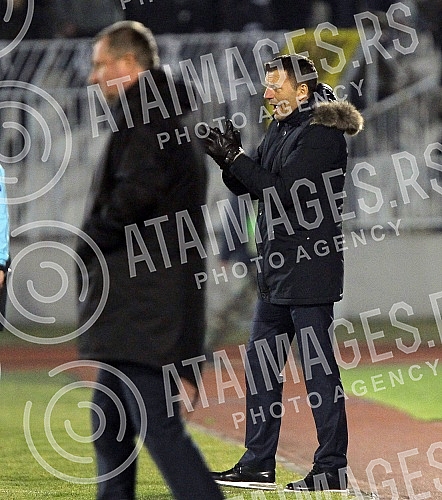UEFA Europa League match between FK Partizan (Serbia) and FC Viktoria Plzen (Czech Republic) played at Partizan stadium. Utakmica UEFA Evropa Lige izmedju FK Partizan i FK Viktorija Plzen odigrana na stadionu Partizana. 