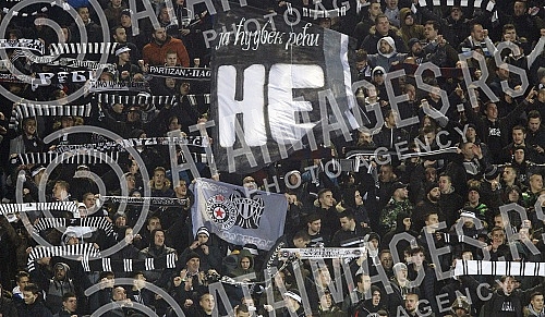 UEFA Europa League match between FK Partizan (Serbia) and FC Viktoria Plzen (Czech Republic) played at Partizan stadium. Utakmica UEFA Evropa Lige izmedju FK Partizan i FK Viktorija Plzen odigrana na stadionu Partizana. 