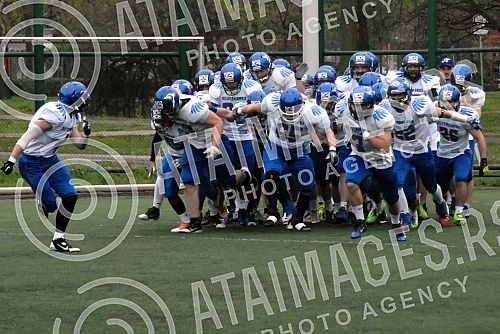 IFAF Liga sampiona americkog fudbala odigrana na Adi ciganliji izmedju SBB Vukova i Silverhawks iz Slovenije (Ljubljana/Slovenia).