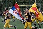 IFAF Liga sampiona americkog fudbala odigrana na Adi ciganliji izmedju SBB Vukova i Silverhawks iz Slovenije (Ljubljana/Slovenia).
