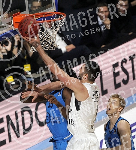 Game 2 rounds Top 16 Phase 7Days Eurocup between BC Partizan and BC Alba (Berlin).Odigrana utakmica 2. kola Top 16 faze 7Days Evrokupa izmedju KK Partizan i BC Alba (Berlin)