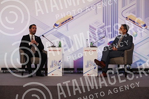 Minister of Construction, Transport and Infrastructure Tomislav Momirovic, US Ambassador Anthony Godfrey and AmCham President Zoran Petrovic spoke at the Hyatt Hotel at the business talks of the American Chamber of Commerce in Serbia (AmCham).U hot