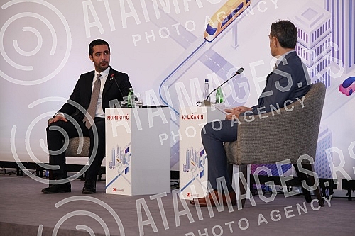 Minister of Construction, Transport and Infrastructure Tomislav Momirovic, US Ambassador Anthony Godfrey and AmCham President Zoran Petrovic spoke at the Hyatt Hotel at the business talks of the American Chamber of Commerce in Serbia (AmCham).U hot