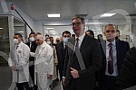 The President of the Republic of Serbia, Aleksandar Vucic, attended the opening of the new Clinical Center of Serbia after the completion of the first phase of works.Predsednik Republike Srbije Aleksandar Vucic prisustvovao je otvaranju novog Klini