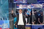 The United for the Victory of Serbia Coalition held a convention in Dorcol Platz, at which it presented the list 