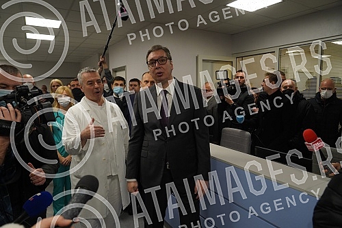 The President of the Republic of Serbia, Aleksandar Vucic, attended the opening of the new Clinical Center of Serbia after the completion of the first phase of works.Predsednik Republike Srbije Aleksandar Vucic prisustvovao je otvaranju novog Klini