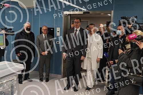 The President of the Republic of Serbia, Aleksandar Vucic, attended the opening of the new Clinical Center of Serbia after the completion of the first phase of works.Predsednik Republike Srbije Aleksandar Vucic prisustvovao je otvaranju novog Klini