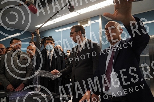 The President of the Republic of Serbia, Aleksandar Vucic, attended the opening of the new Clinical Center of Serbia after the completion of the first phase of works.Predsednik Republike Srbije Aleksandar Vucic prisustvovao je otvaranju novog Klini