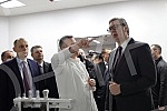 The President of the Republic of Serbia, Aleksandar Vucic, attended the opening of the new Clinical Center of Serbia after the completion of the first phase of works.Predsednik Republike Srbije Aleksandar Vucic prisustvovao je otvaranju novog Klini