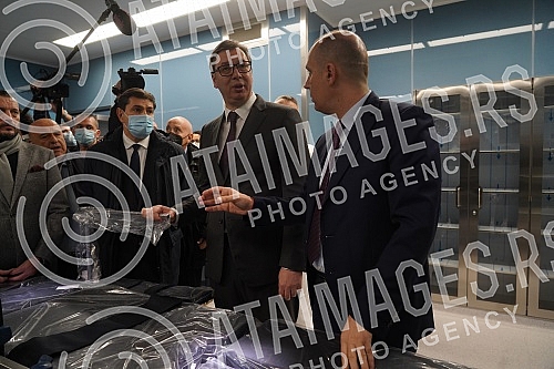 The President of the Republic of Serbia, Aleksandar Vucic, attended the opening of the new Clinical Center of Serbia after the completion of the first phase of works.Predsednik Republike Srbije Aleksandar Vucic prisustvovao je otvaranju novog Klini