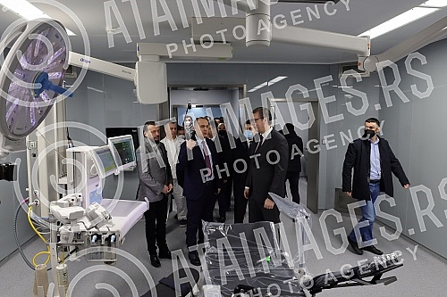 The President of the Republic of Serbia, Aleksandar Vucic, attended the opening of the new Clinical Center of Serbia after the completion of the first phase of works.Predsednik Republike Srbije Aleksandar Vucic prisustvovao je otvaranju novog Klini