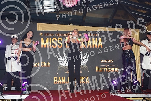 The competition for the most beautiful woman in the Balkans, Miss Balkans for 2022, was held at the Banja Luka club Kabinet.U banjaluckom klubu Kabinet  odrzano je takmicenje za najlepsu zenu na Balkanu, Miss Balkana za 2022. godinu.