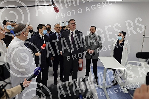 The President of the Republic of Serbia, Aleksandar Vucic, attended the opening of the new Clinical Center of Serbia after the completion of the first phase of works.Predsednik Republike Srbije Aleksandar Vucic prisustvovao je otvaranju novog Klini