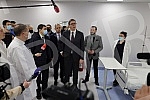 The President of the Republic of Serbia, Aleksandar Vucic, attended the opening of the new Clinical Center of Serbia after the completion of the first phase of works.Predsednik Republike Srbije Aleksandar Vucic prisustvovao je otvaranju novog Klini
