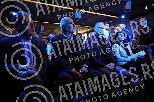 The United for the Victory of Serbia Coalition held a convention in Dorcol Platz, at which it presented the list 