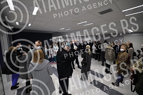 The President of the Republic of Serbia, Aleksandar Vucic, attended the opening of the new Clinical Center of Serbia after the completion of the first phase of works.Predsednik Republike Srbije Aleksandar Vucic prisustvovao je otvaranju novog Klini