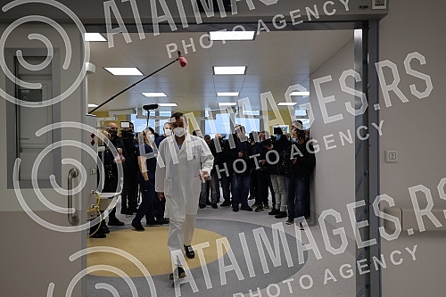 The President of the Republic of Serbia, Aleksandar Vucic, attended the opening of the new Clinical Center of Serbia after the completion of the first phase of works.Predsednik Republike Srbije Aleksandar Vucic prisustvovao je otvaranju novog Klini
