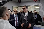 The President of the Republic of Serbia, Aleksandar Vucic, attended the opening of the new Clinical Center of Serbia after the completion of the first phase of works.Predsednik Republike Srbije Aleksandar Vucic prisustvovao je otvaranju novog Klini