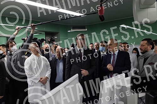 The President of the Republic of Serbia, Aleksandar Vucic, attended the opening of the new Clinical Center of Serbia after the completion of the first phase of works.Predsednik Republike Srbije Aleksandar Vucic prisustvovao je otvaranju novog Klini