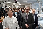 The President of the Republic of Serbia, Aleksandar Vucic, attended the opening of the new Clinical Center of Serbia after the completion of the first phase of works.Predsednik Republike Srbije Aleksandar Vucic prisustvovao je otvaranju novog Klini