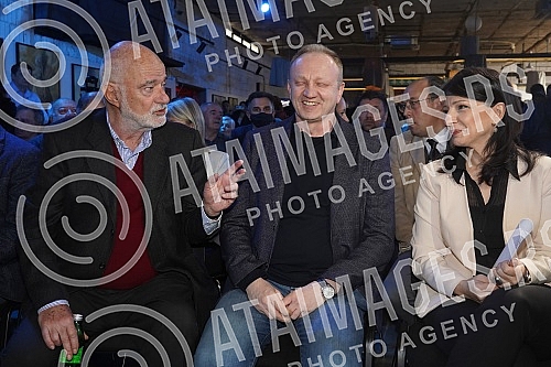 The United for the Victory of Serbia Coalition held a convention in Dorcol Platz, at which it presented the list 