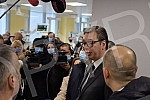 The President of the Republic of Serbia, Aleksandar Vucic, attended the opening of the new Clinical Center of Serbia after the completion of the first phase of works.Predsednik Republike Srbije Aleksandar Vucic prisustvovao je otvaranju novog Klini